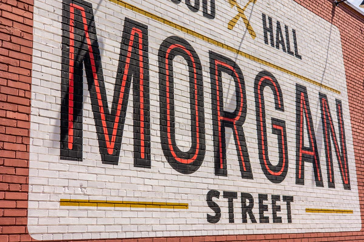 Morgan street food hall sign